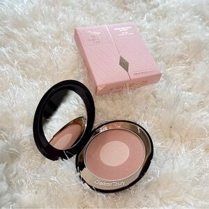 NWIB Charlotte Tilbury Pillow talk cheek to chic Dual-Tone Pink Blush Compact
